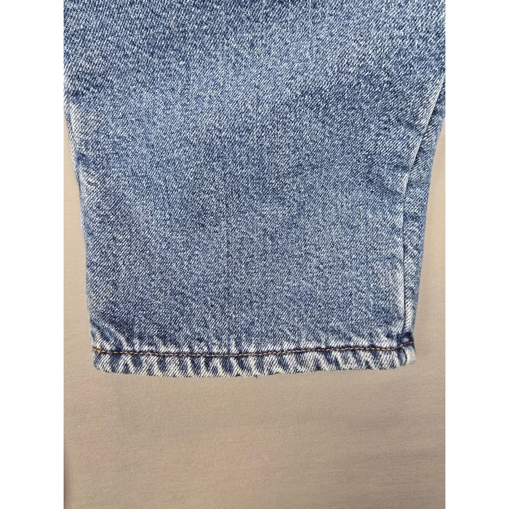 L.L. Bean Insulated Relaxed Fit Medium Wash Cozy Denim Jeans - Women's 16 M/T - Picture 7 of 13